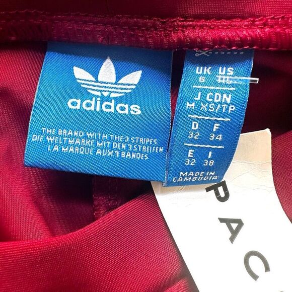 Nike burgundy pants with pink side stripe - Picture 4 of 8